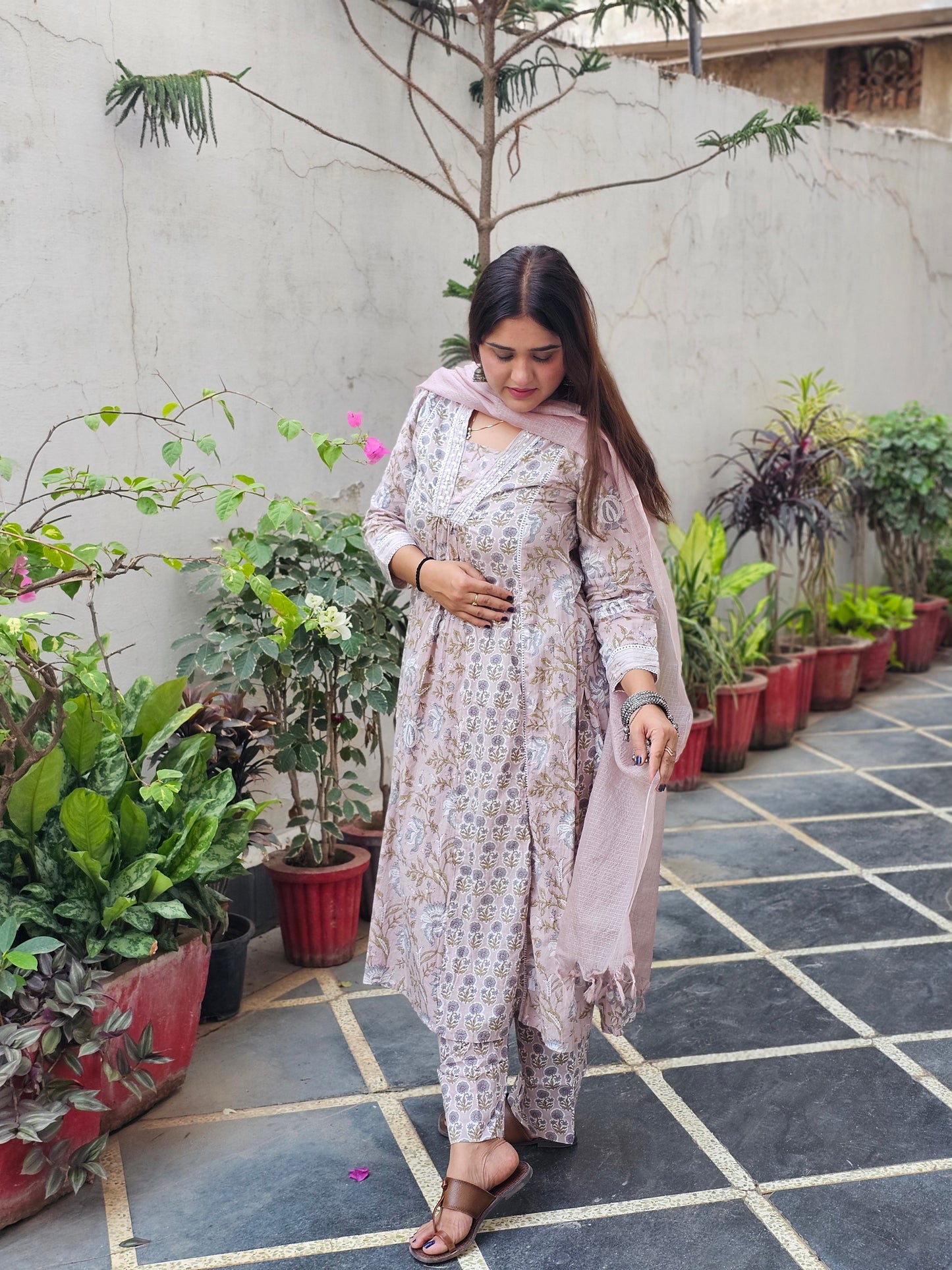 Pure cotton suit set