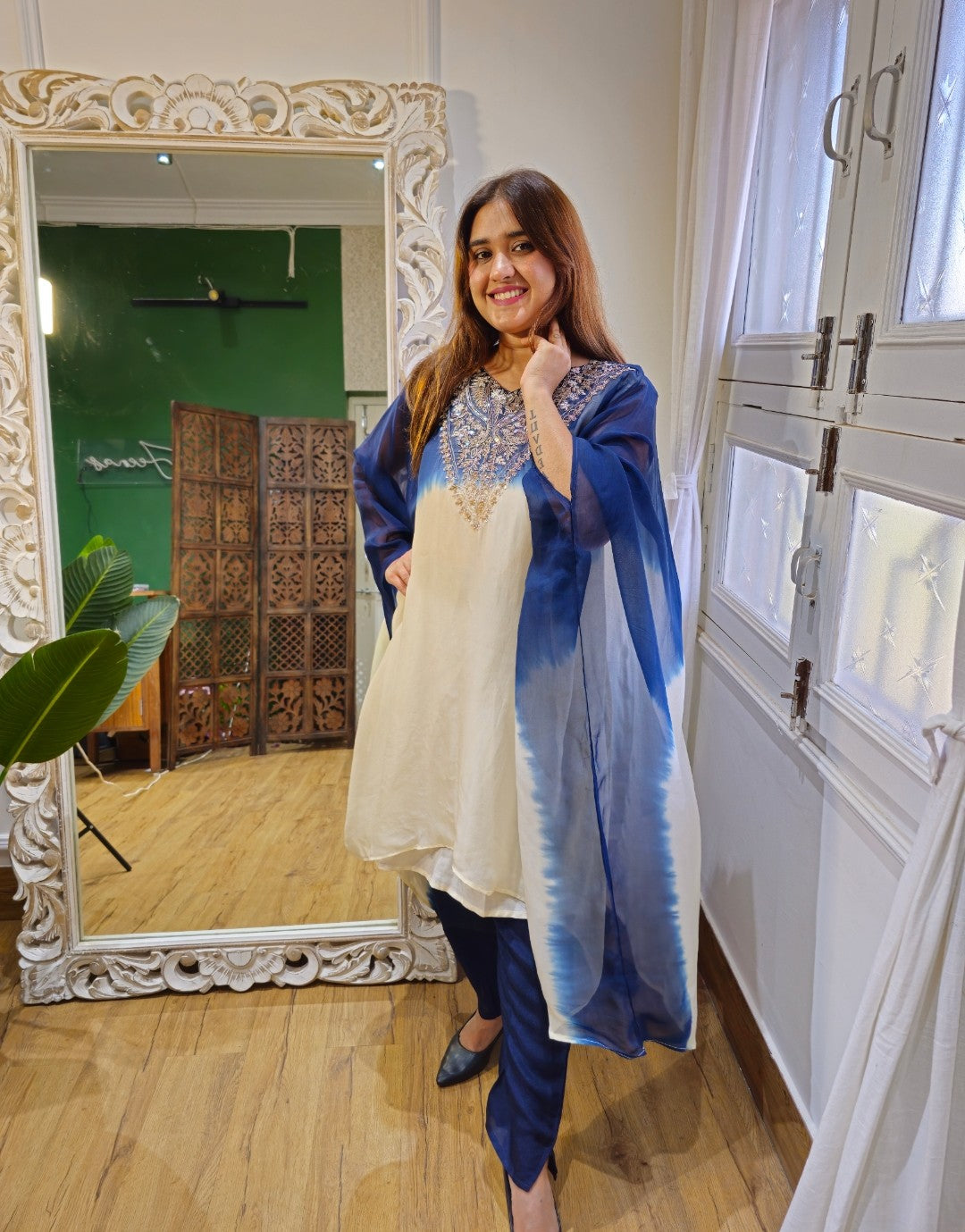 Jeenas pure organza kaftan