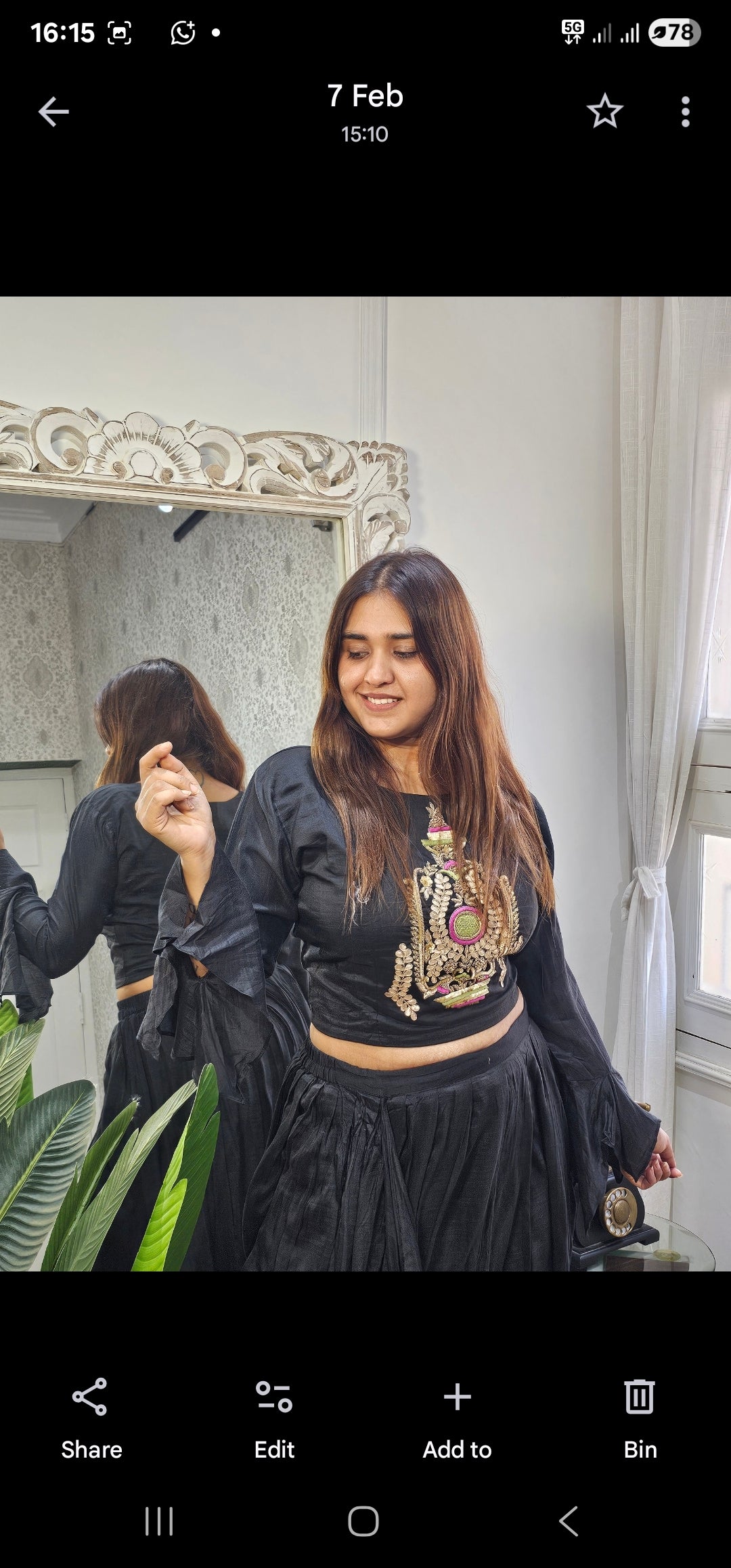 Jeenas black cordset