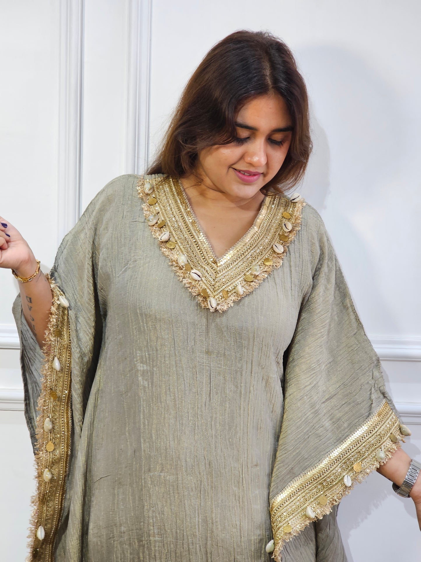 Tissue kaftan set