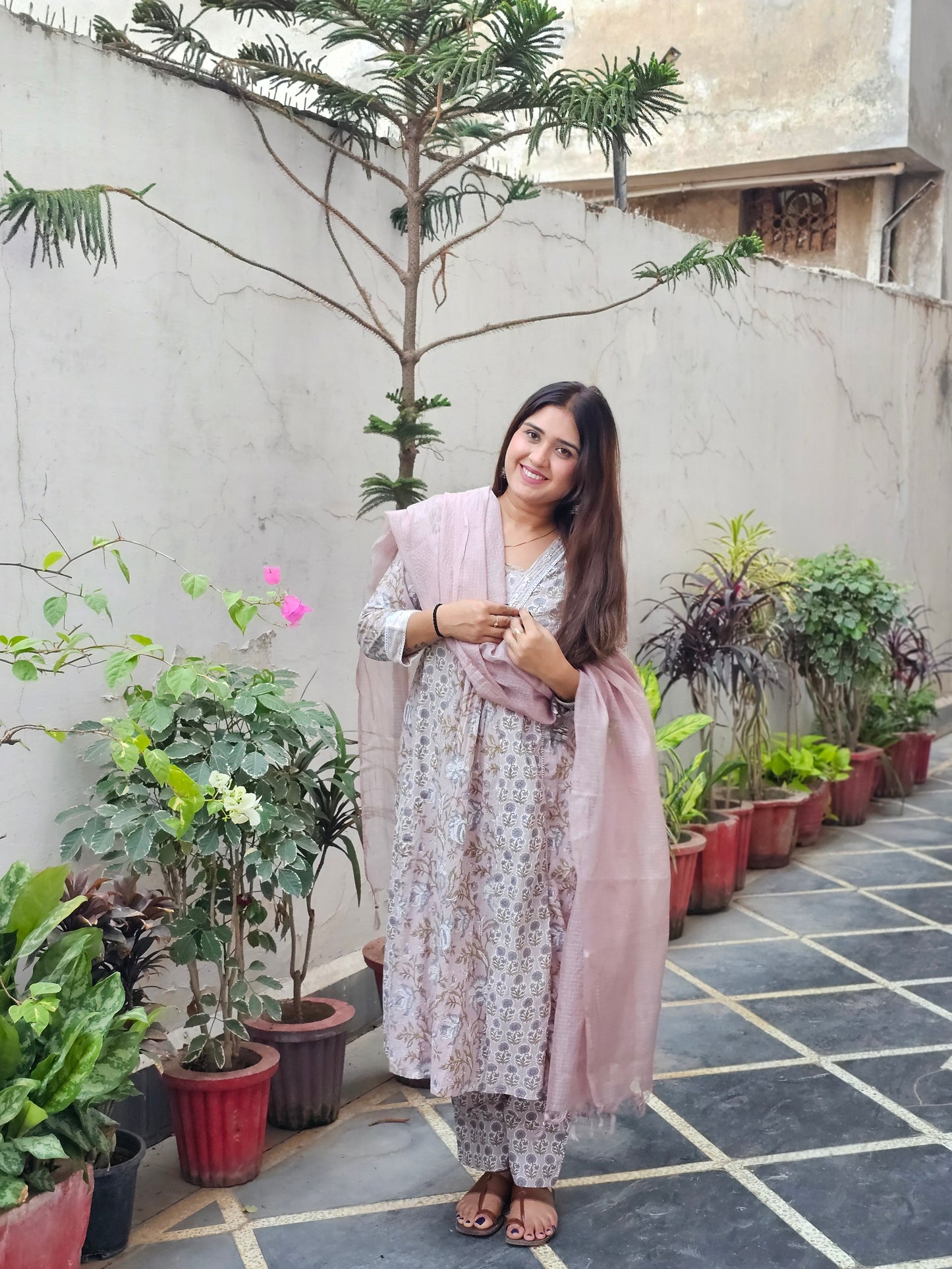 Pure cotton suit set