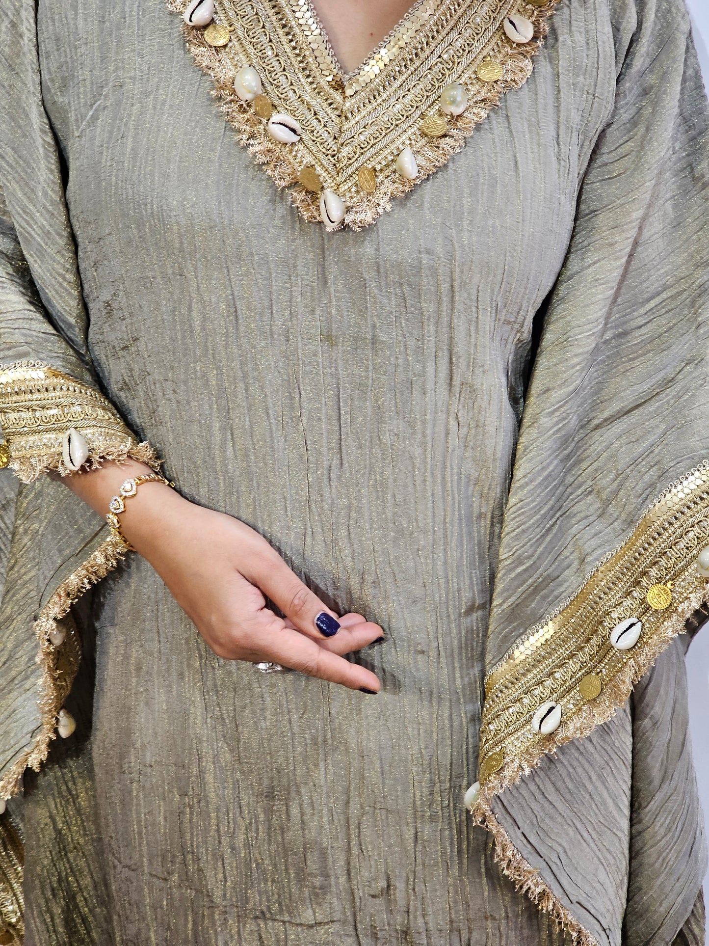 Tissue kaftan set