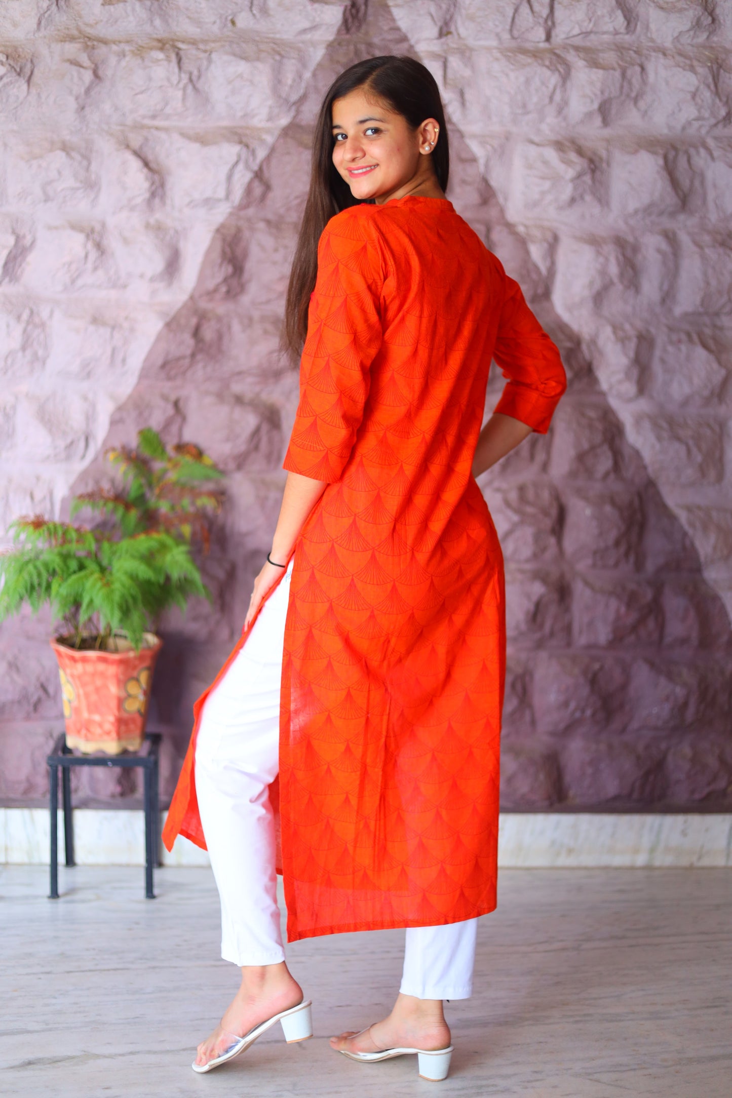 JEENAS Cotton Kurti with thread work