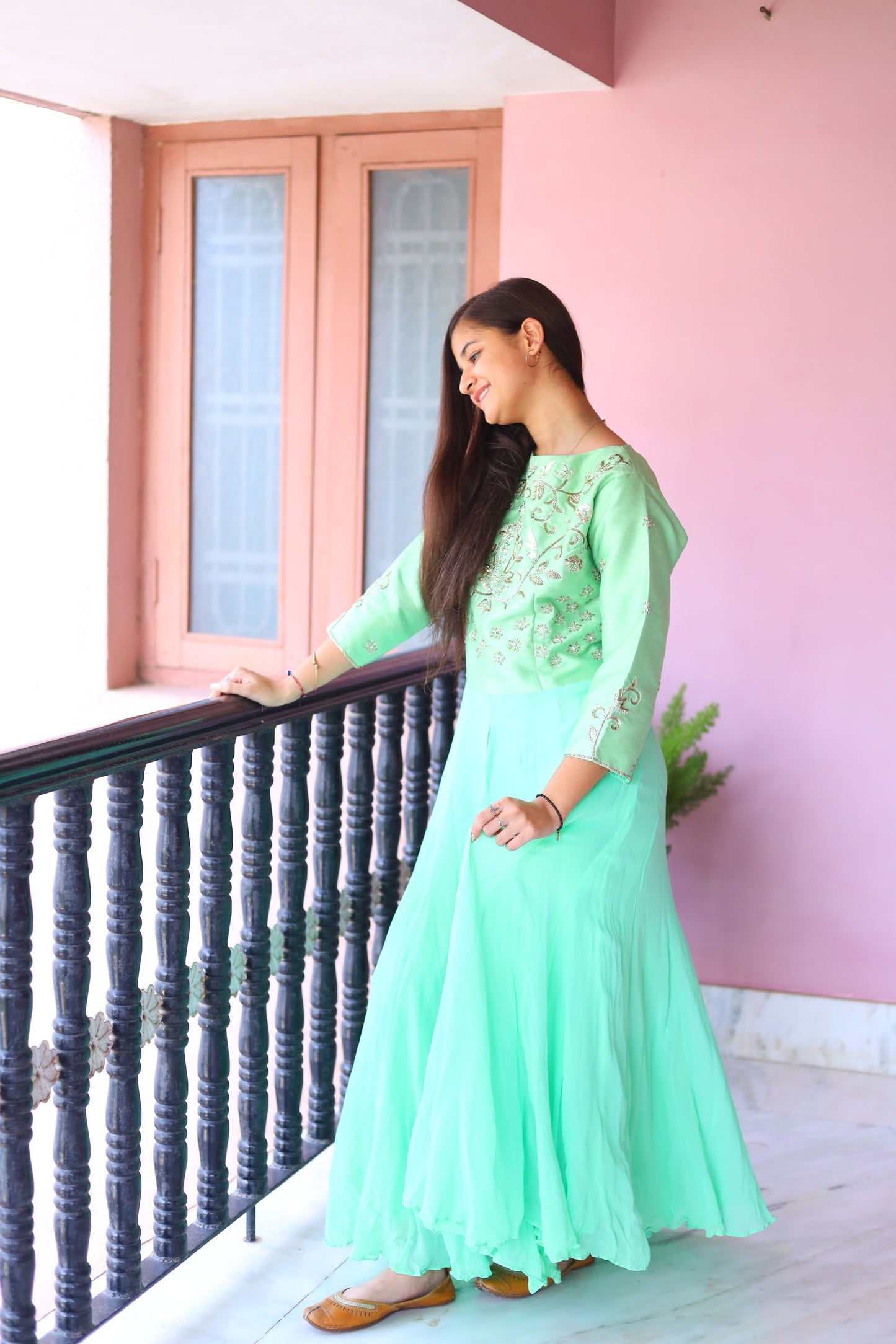 JEENAS Women Pure Georgette Kurti