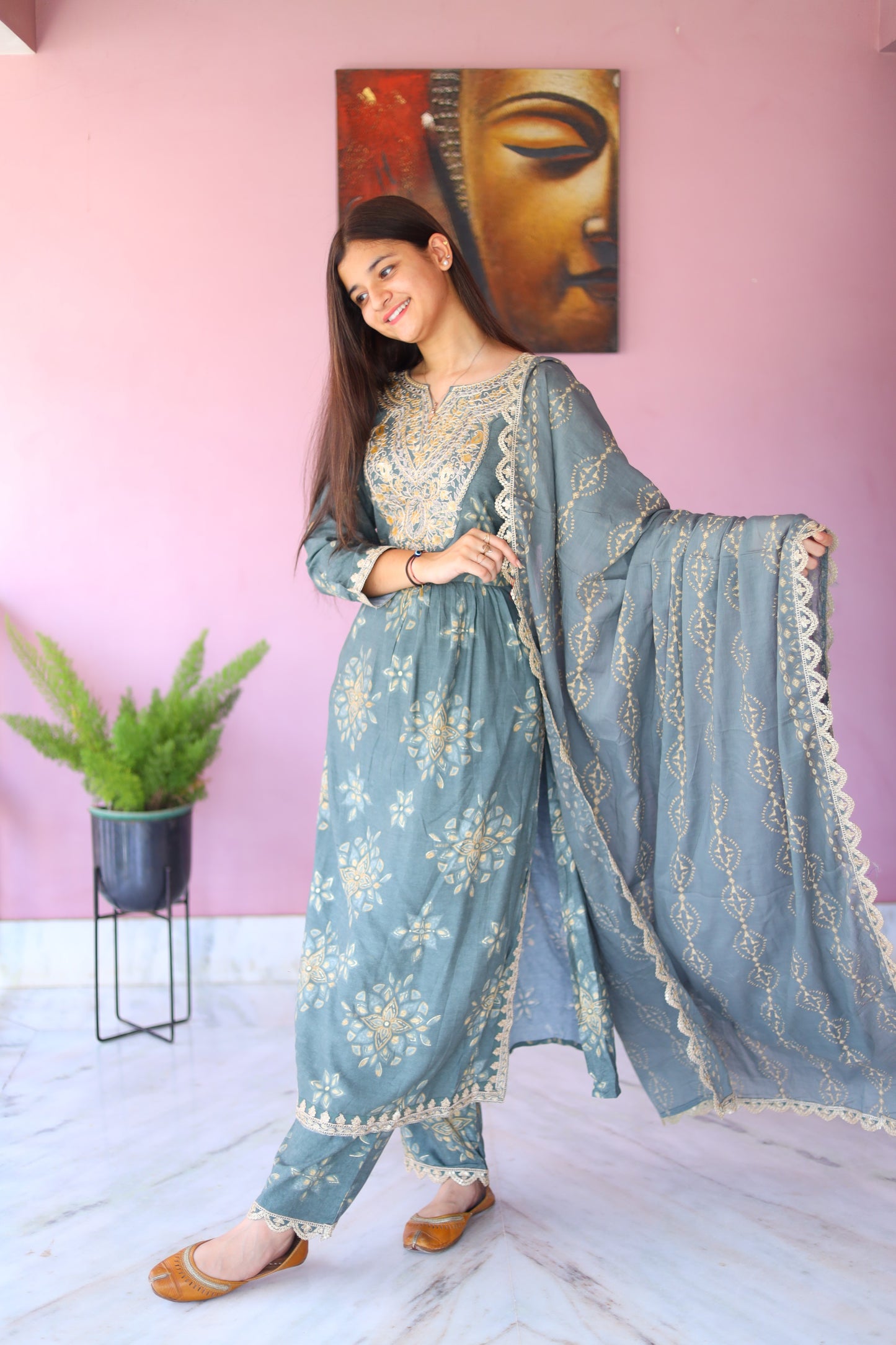 JEENAS Cotton Nyra Cut