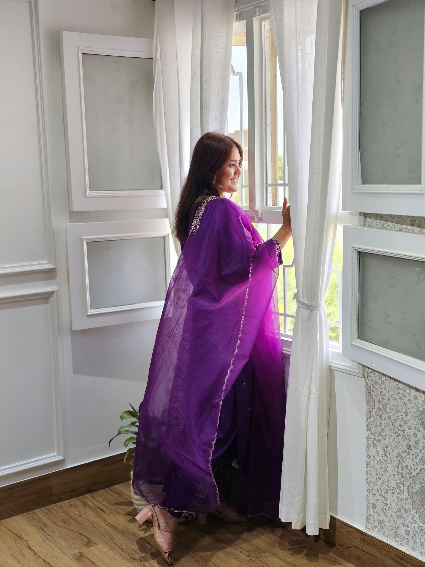 JEENAS pure silk kurta, dupatta and pant