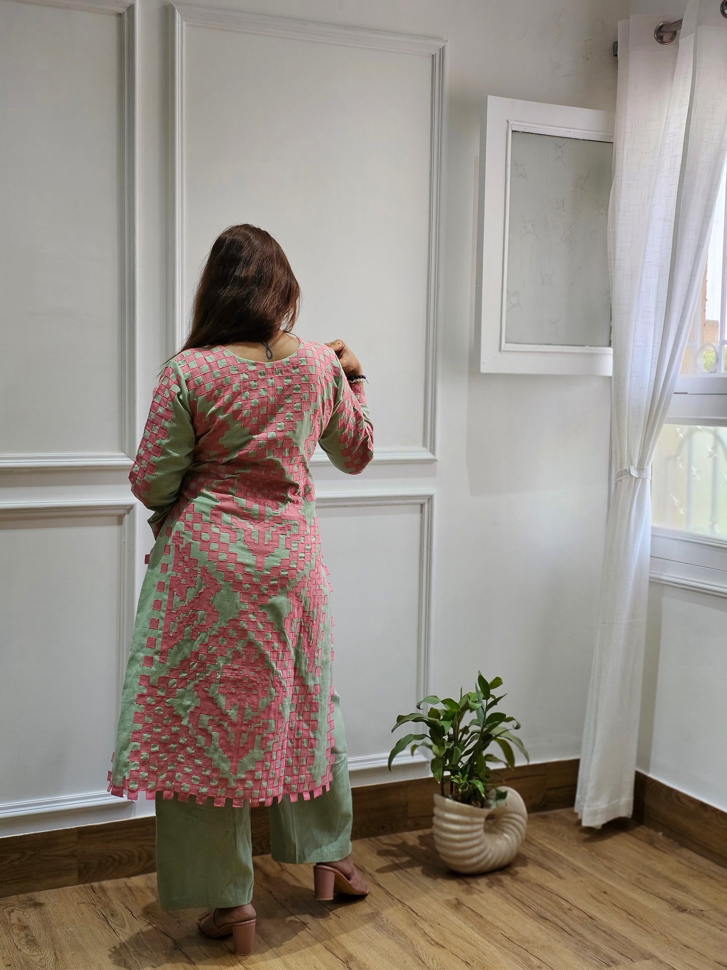 JEENAS cotton with full patch Kurta
