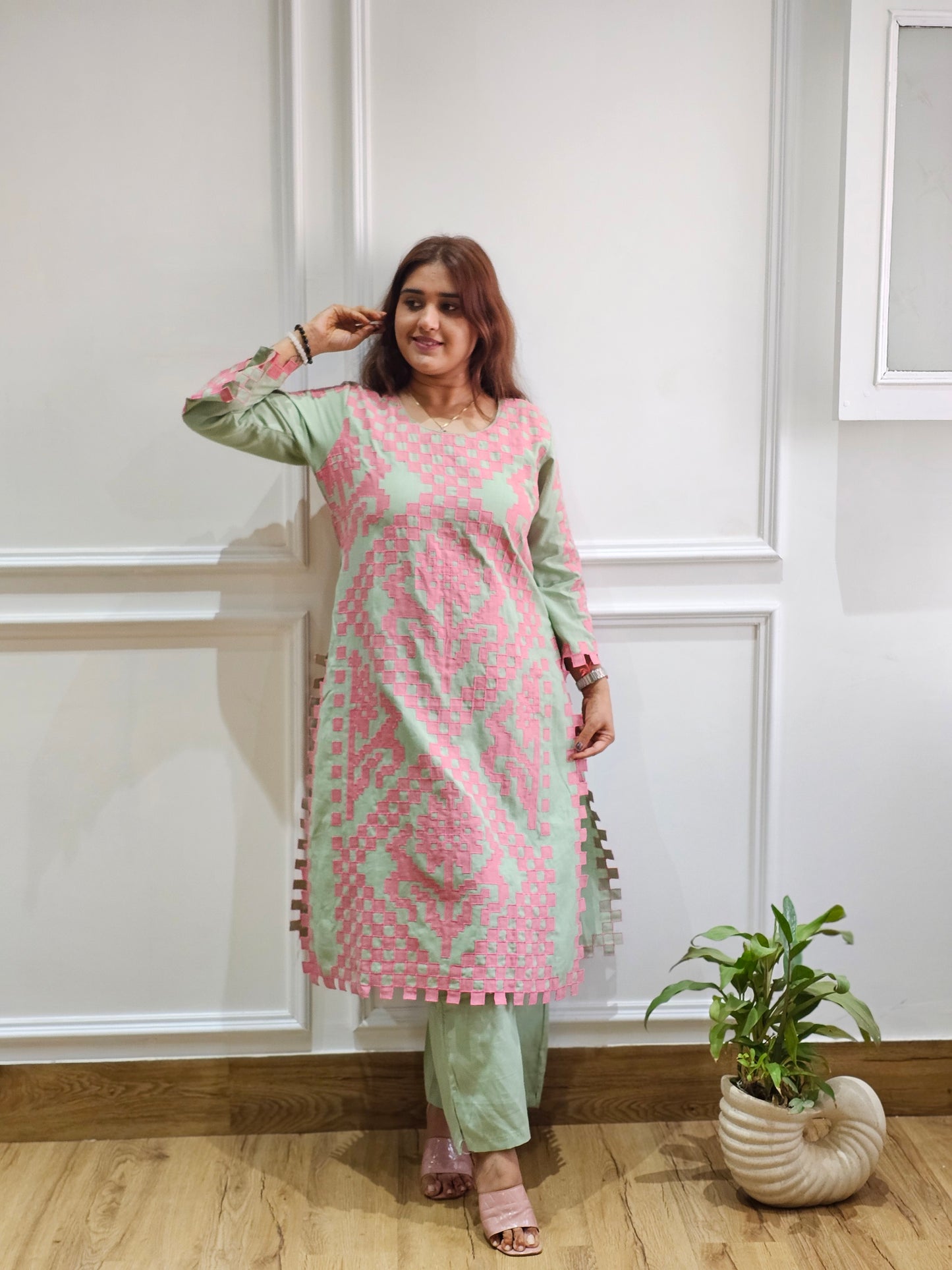 JEENAS cotton with full patch Kurta