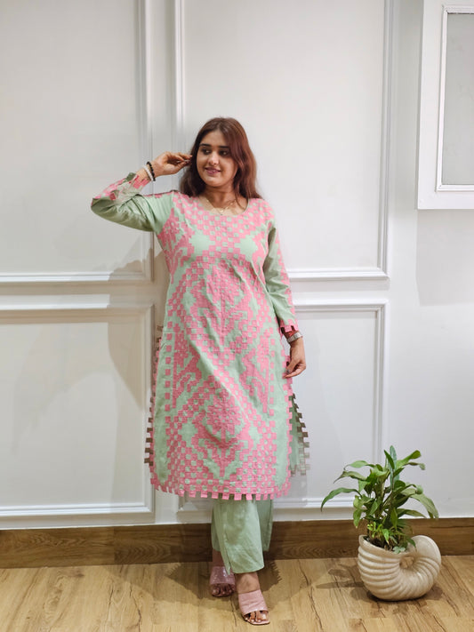 JEENAS cotton with full patch Kurta