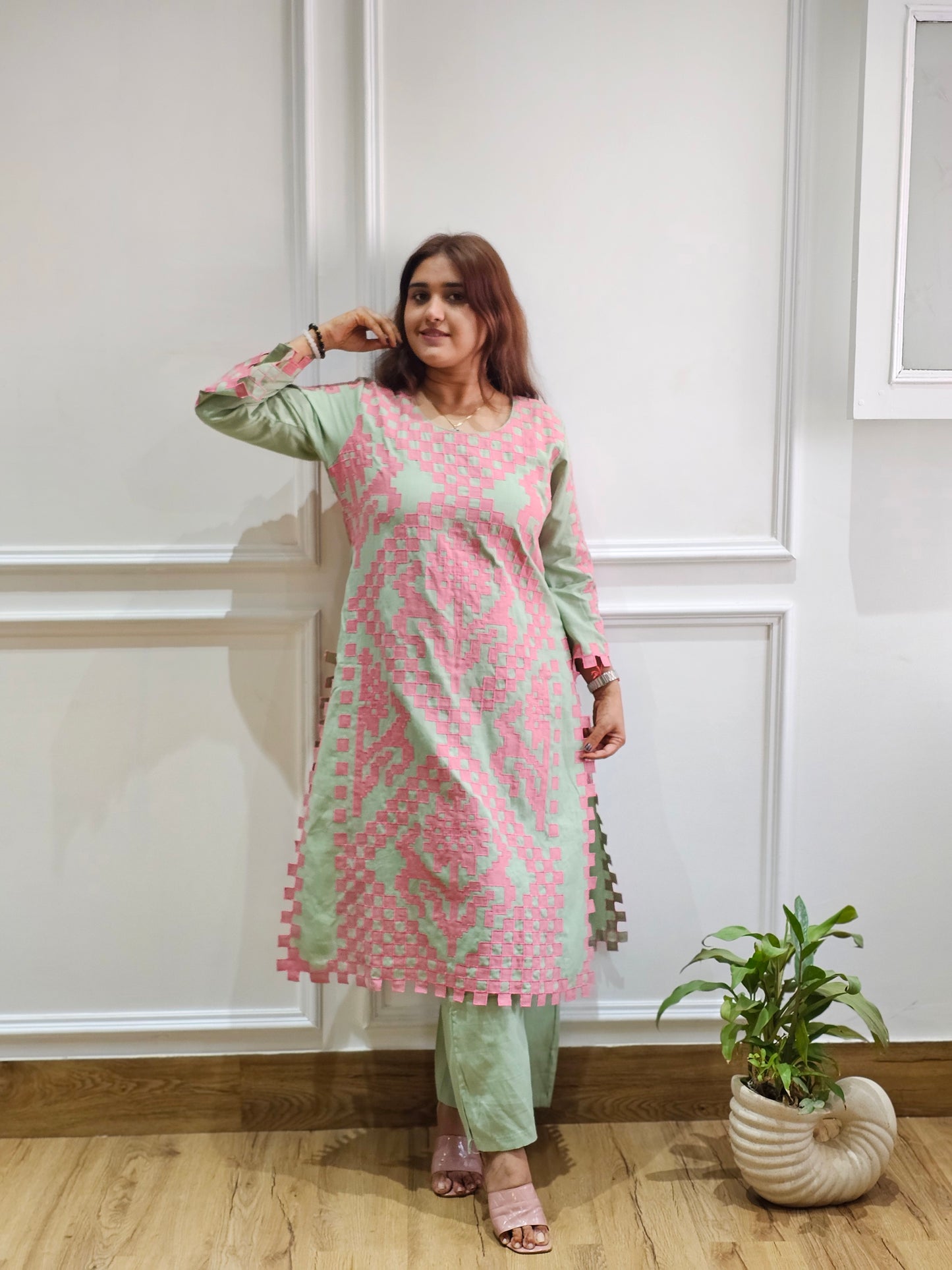 JEENAS cotton with full patch Kurta