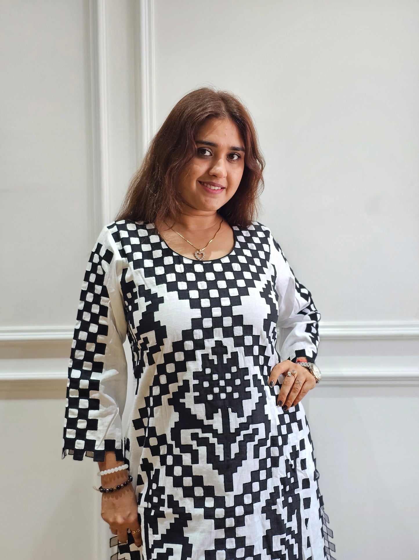 JEENAS cotton with full patch Kurta