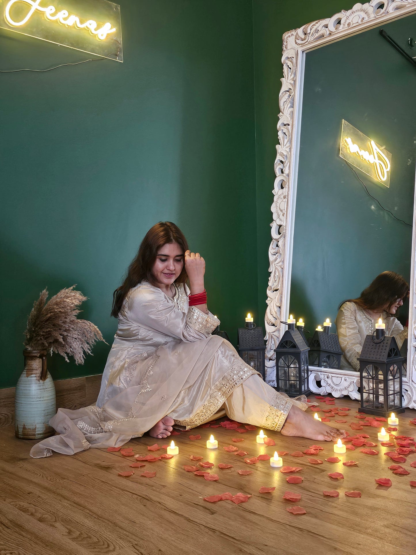 JEENAS kurta, salvar and dupatta