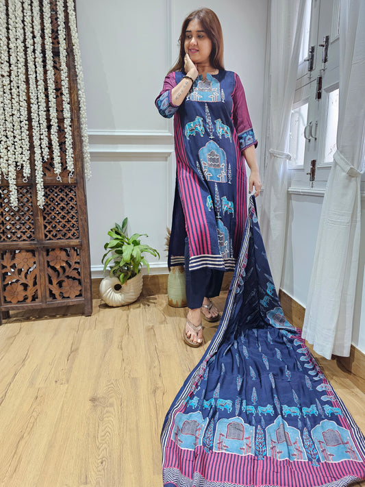 JEENAS pure modal musleen suit