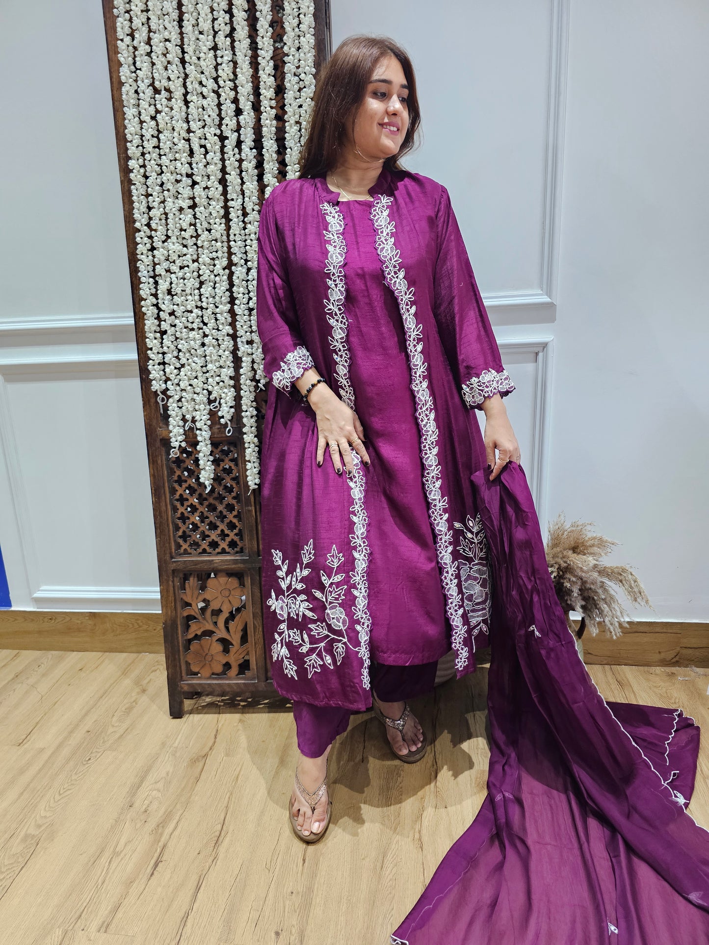 JEENAS pure silk 4 piece set