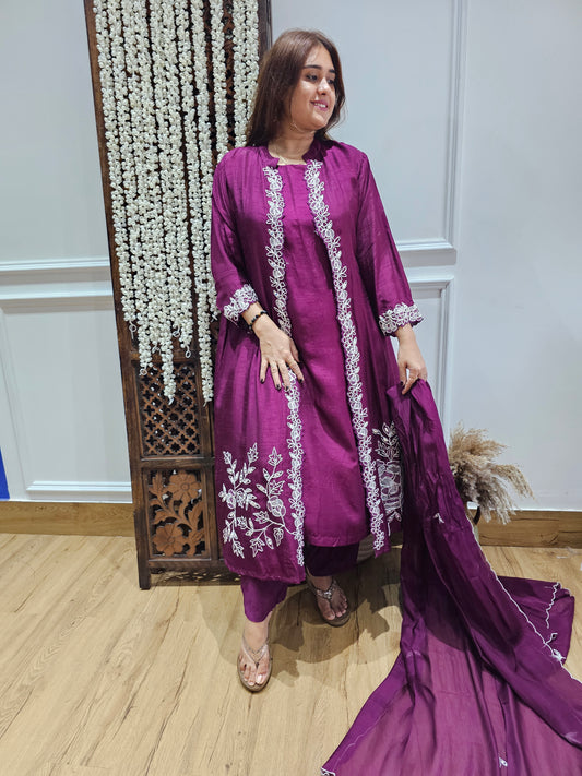 JEENAS pure silk 4 piece set