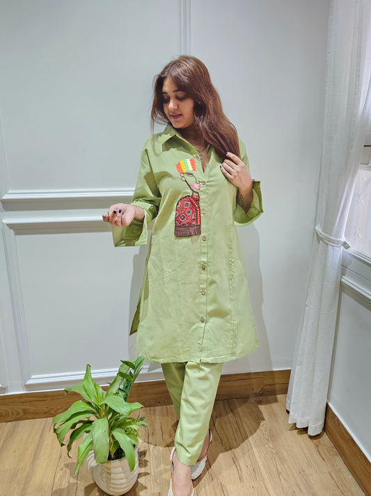 JEENAS slub cotton kurta