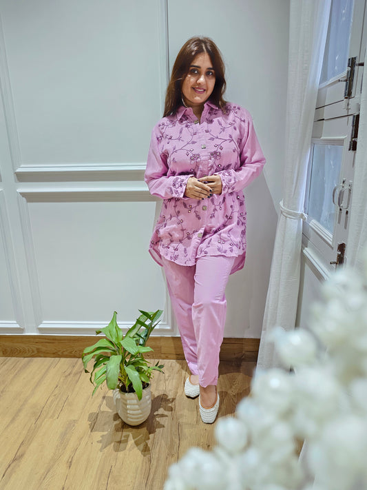 JEENAS pure linen with thread work Suit