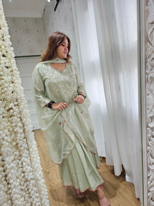 JEENAS Anarkal suit pure muslin