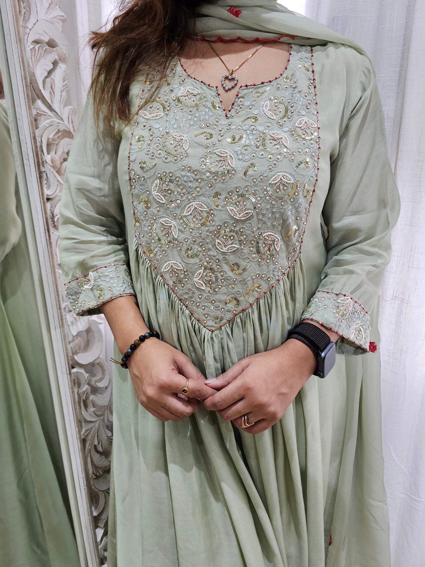 JEENAS Anarkal suit pure muslin