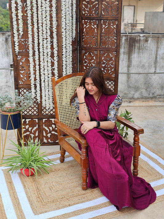 JEENAS Indowestern dress two piece set