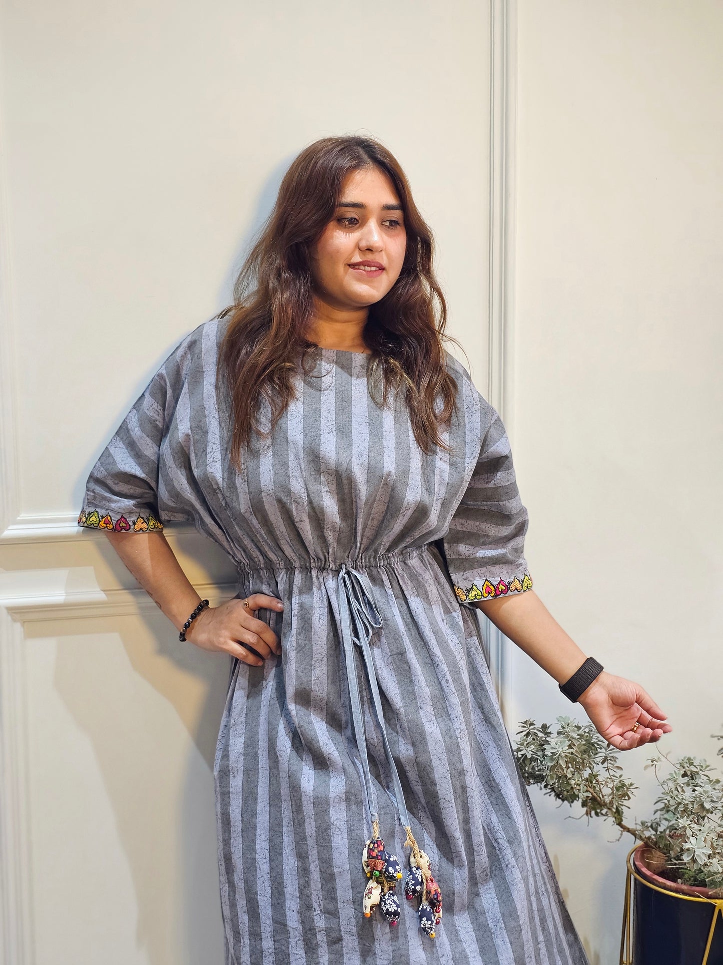 JEENAS Kaftan cotton dress