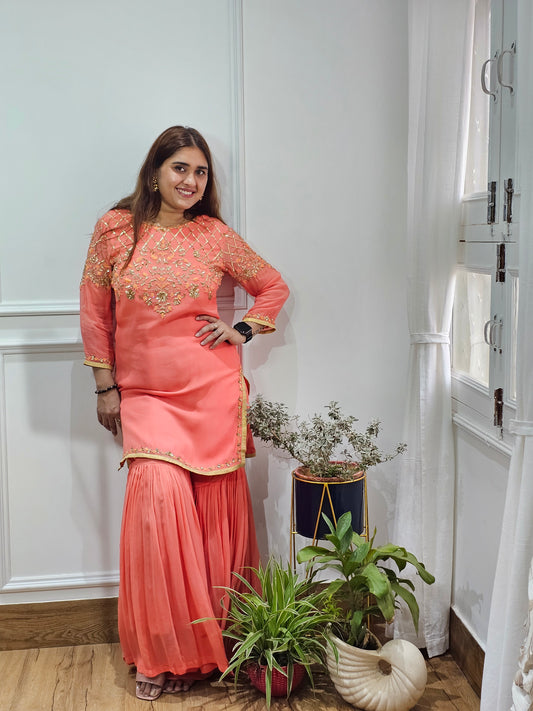 JEENAS Sharara with kurti