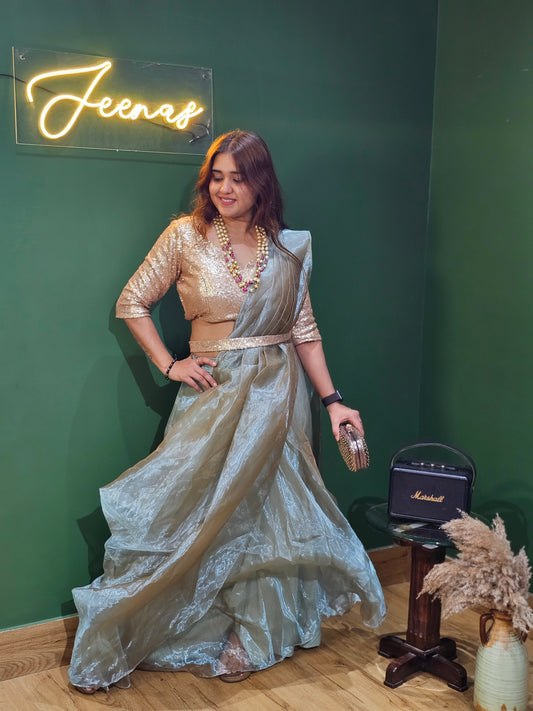 JEENAS Drape saree