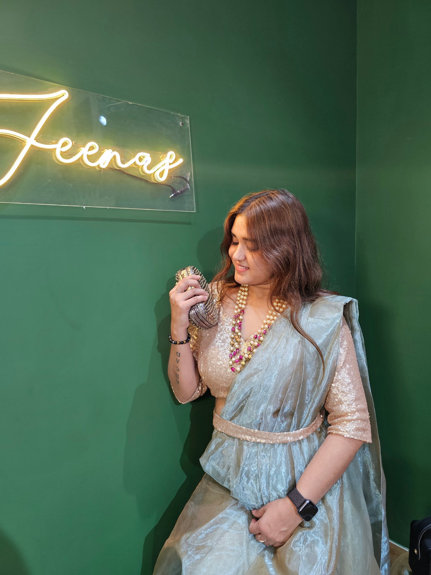 JEENAS Drape saree