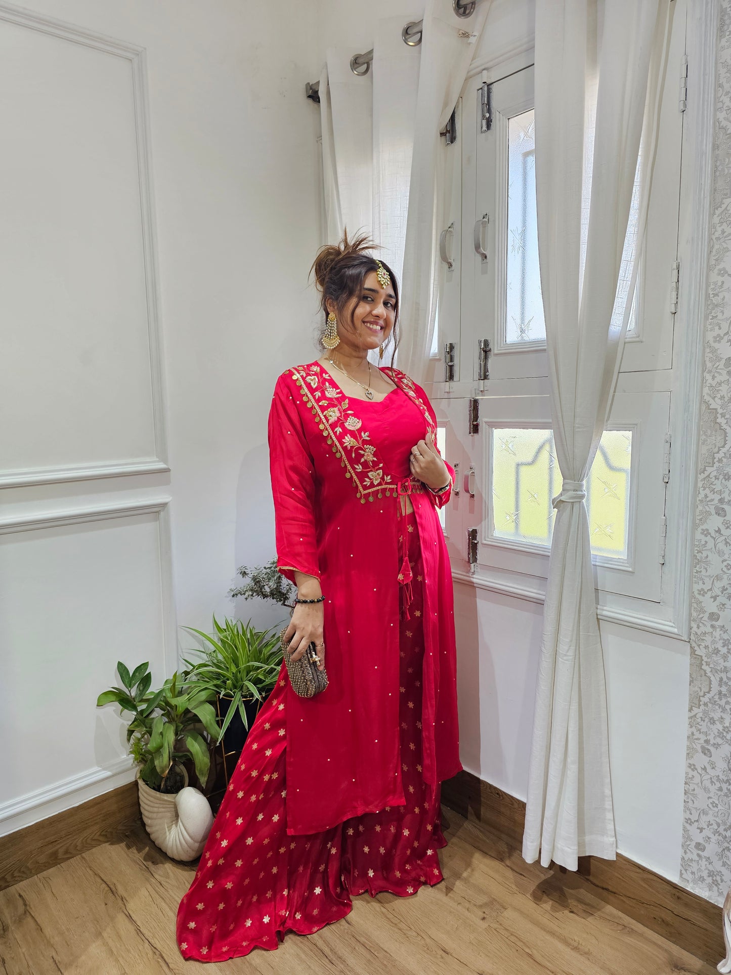 Jeenas organza 3 piece set