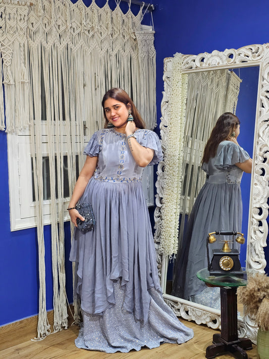 Jeenas heavy skirt set
