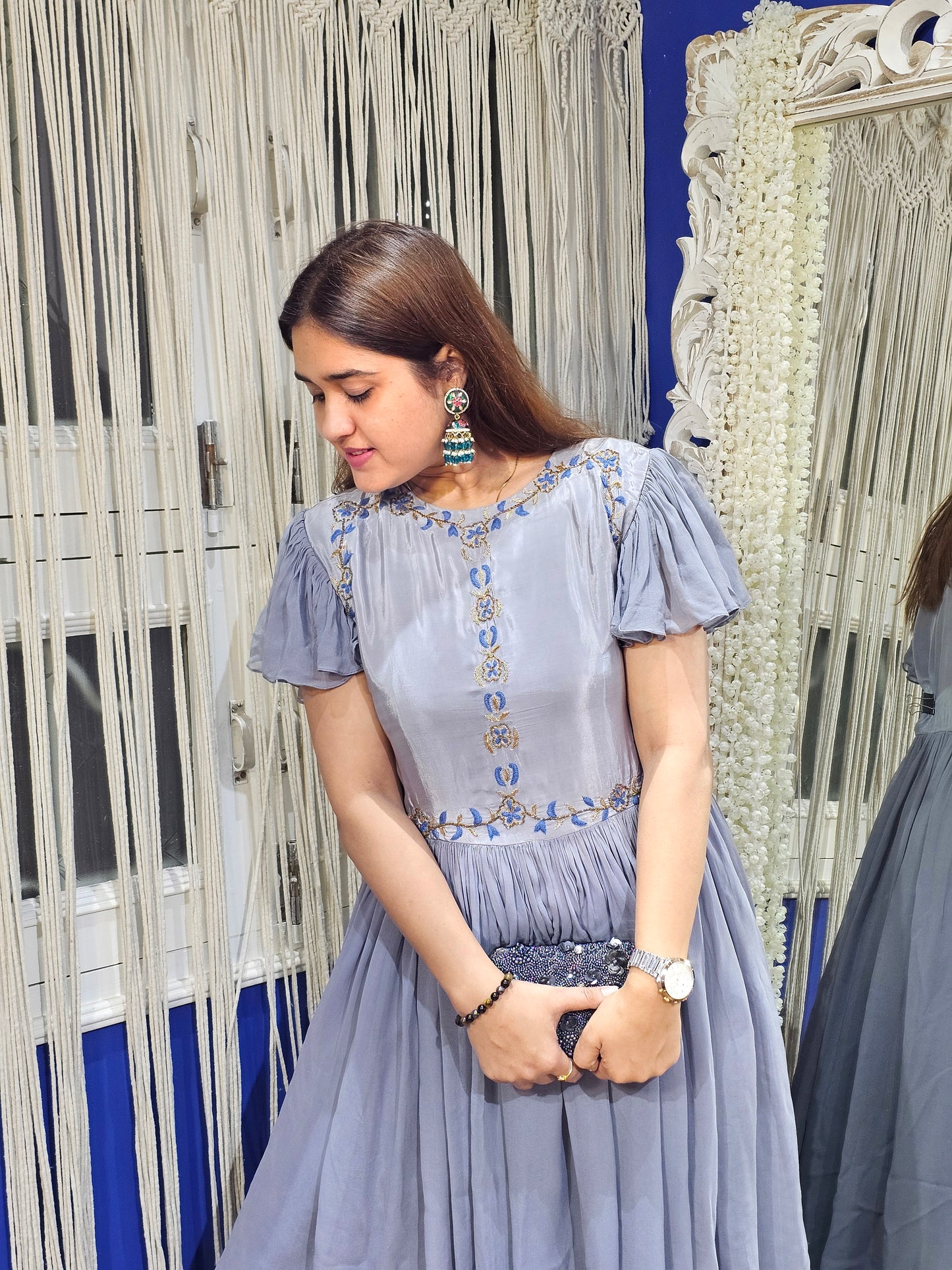Jeenas heavy skirt set