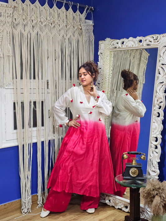 Jeenas ombre pant kurta set