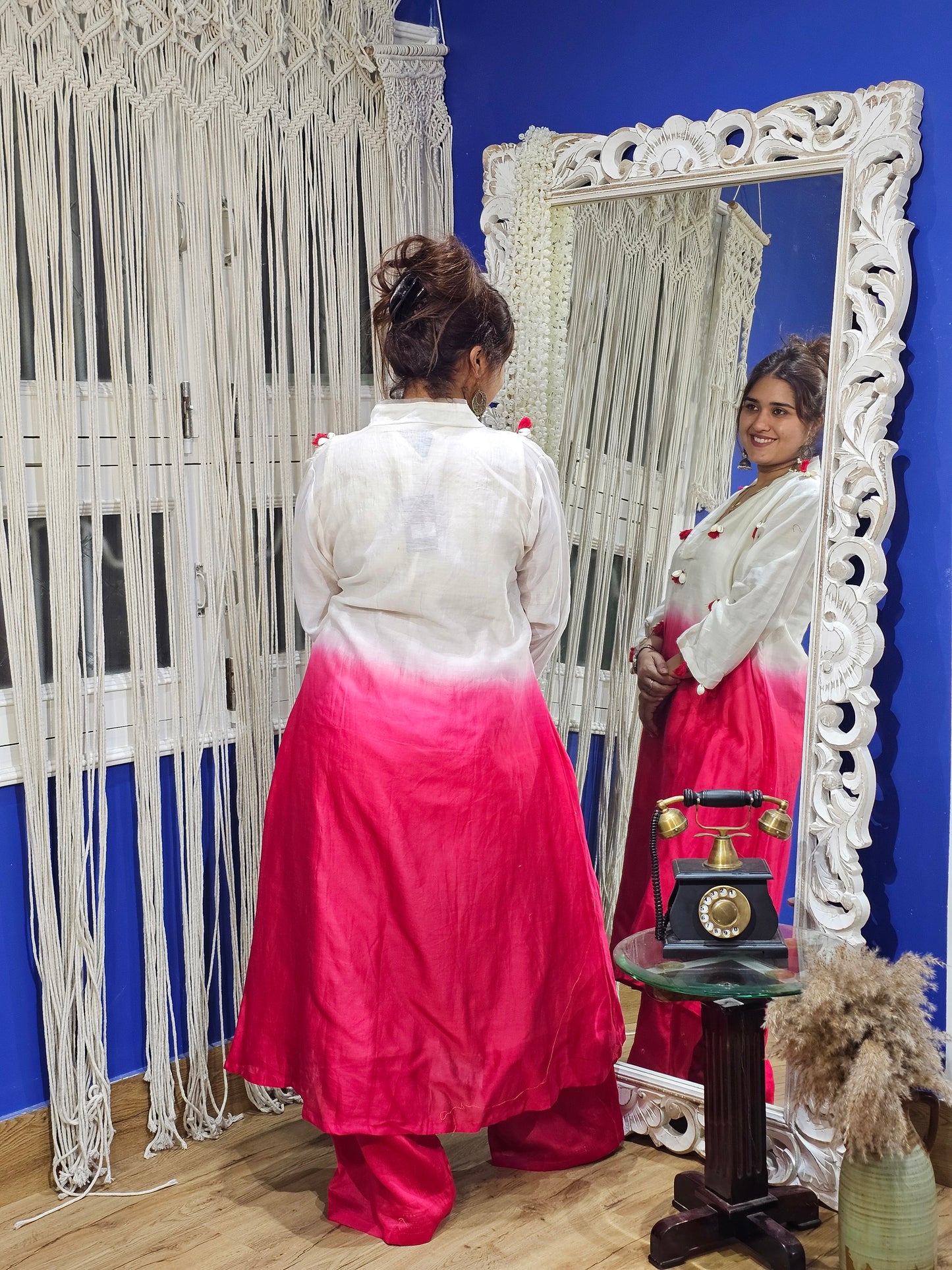 Jeenas ombre pant kurta set
