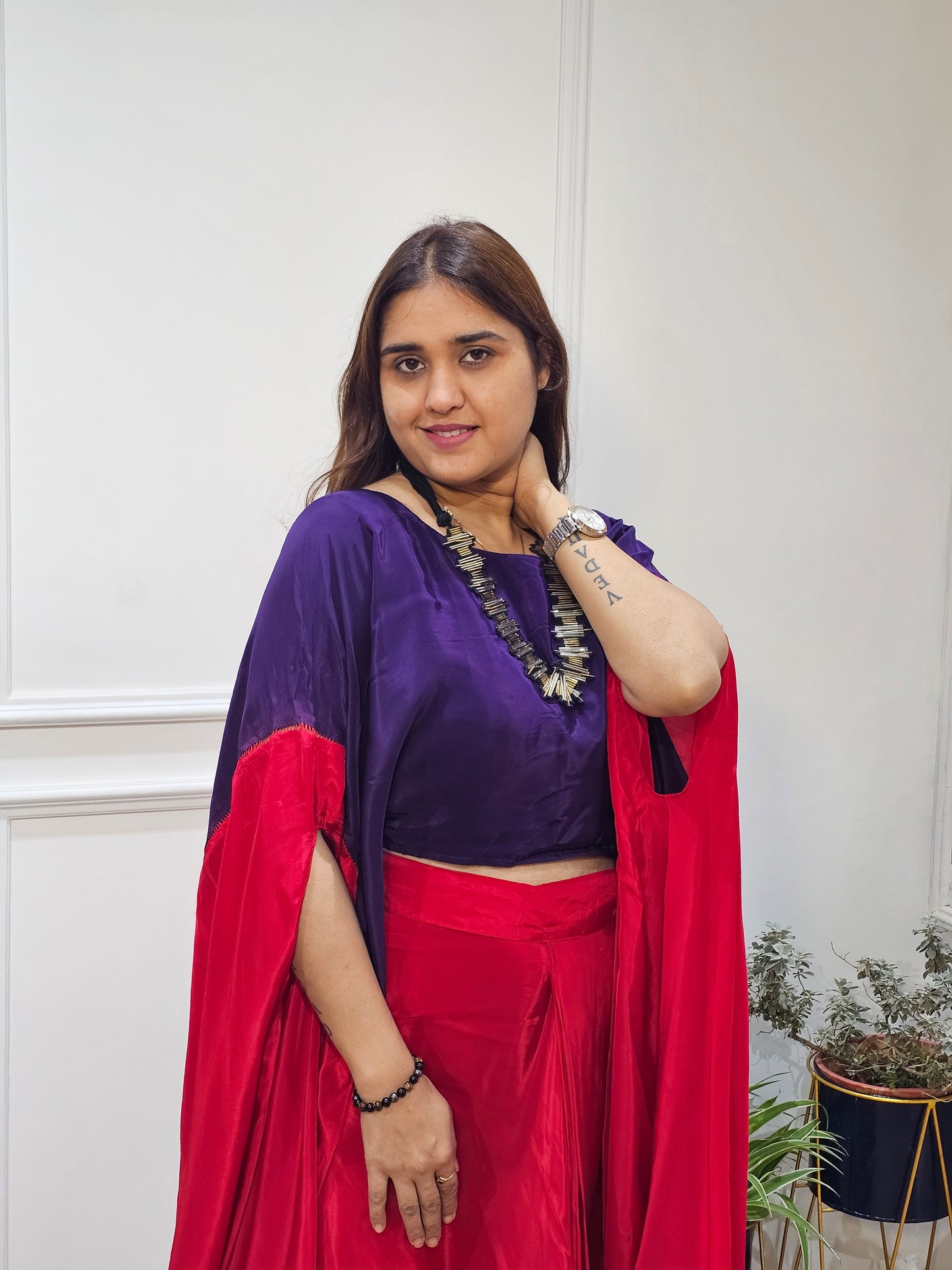 Jeenas kaftan skirt set