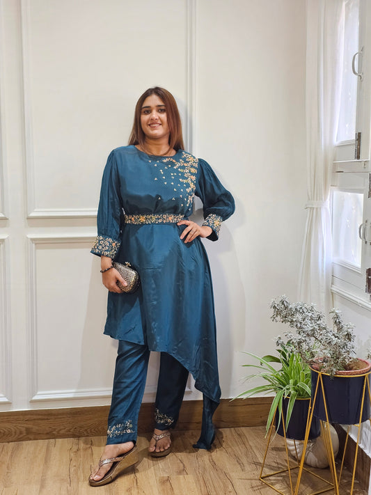 Jeenas A line pant kurta set