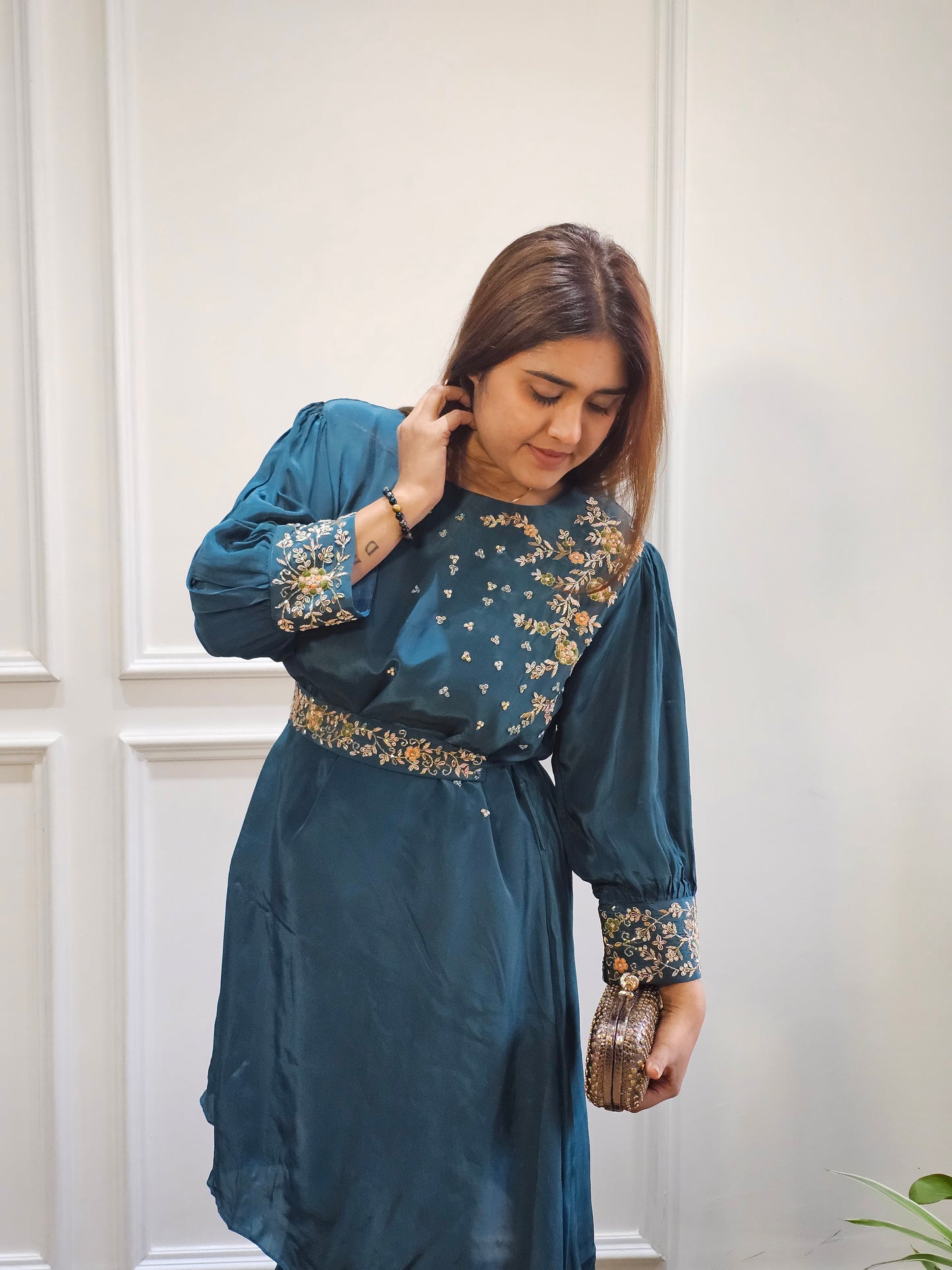 Jeenas A line pant kurta set