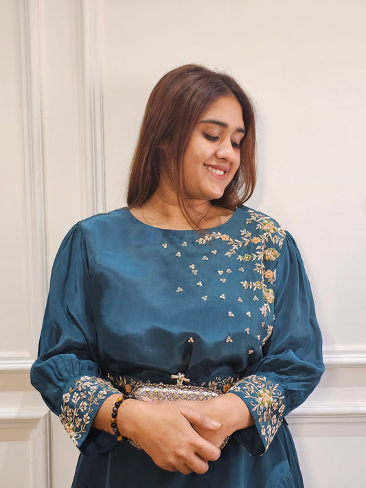 Jeenas A line pant kurta set