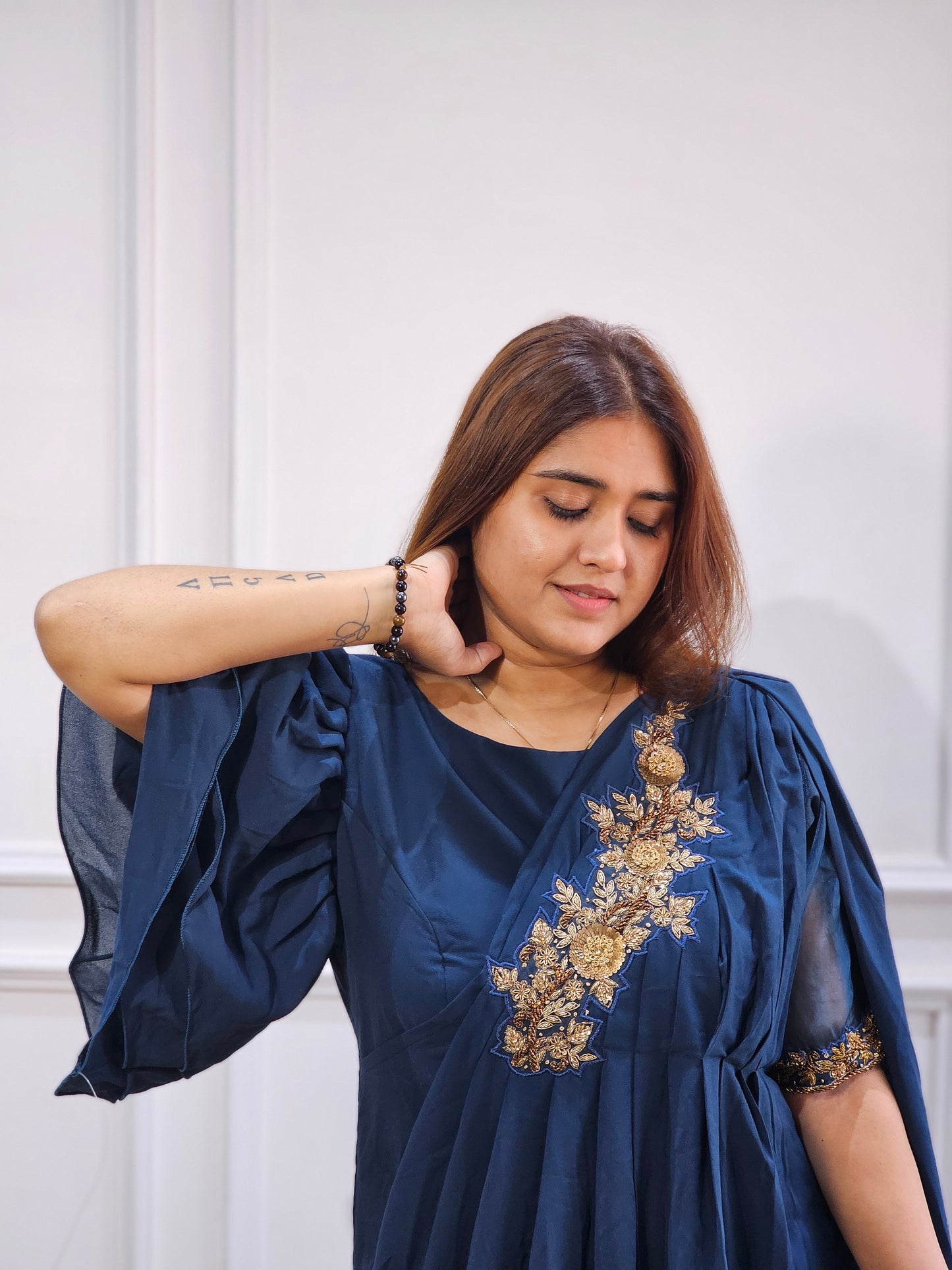 Jenas drape style tunic dress