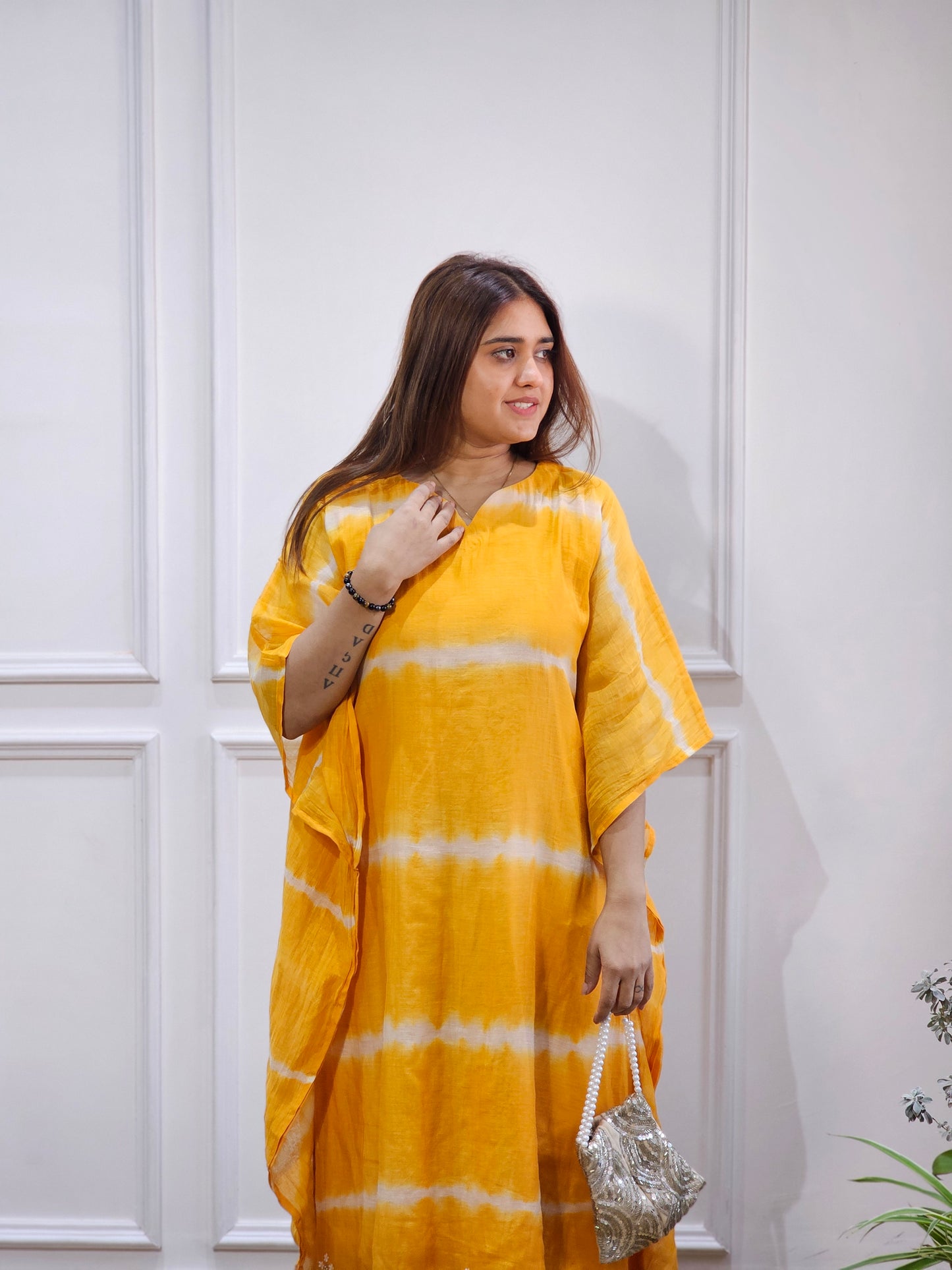 Jeenas kaftan tyedie kurta