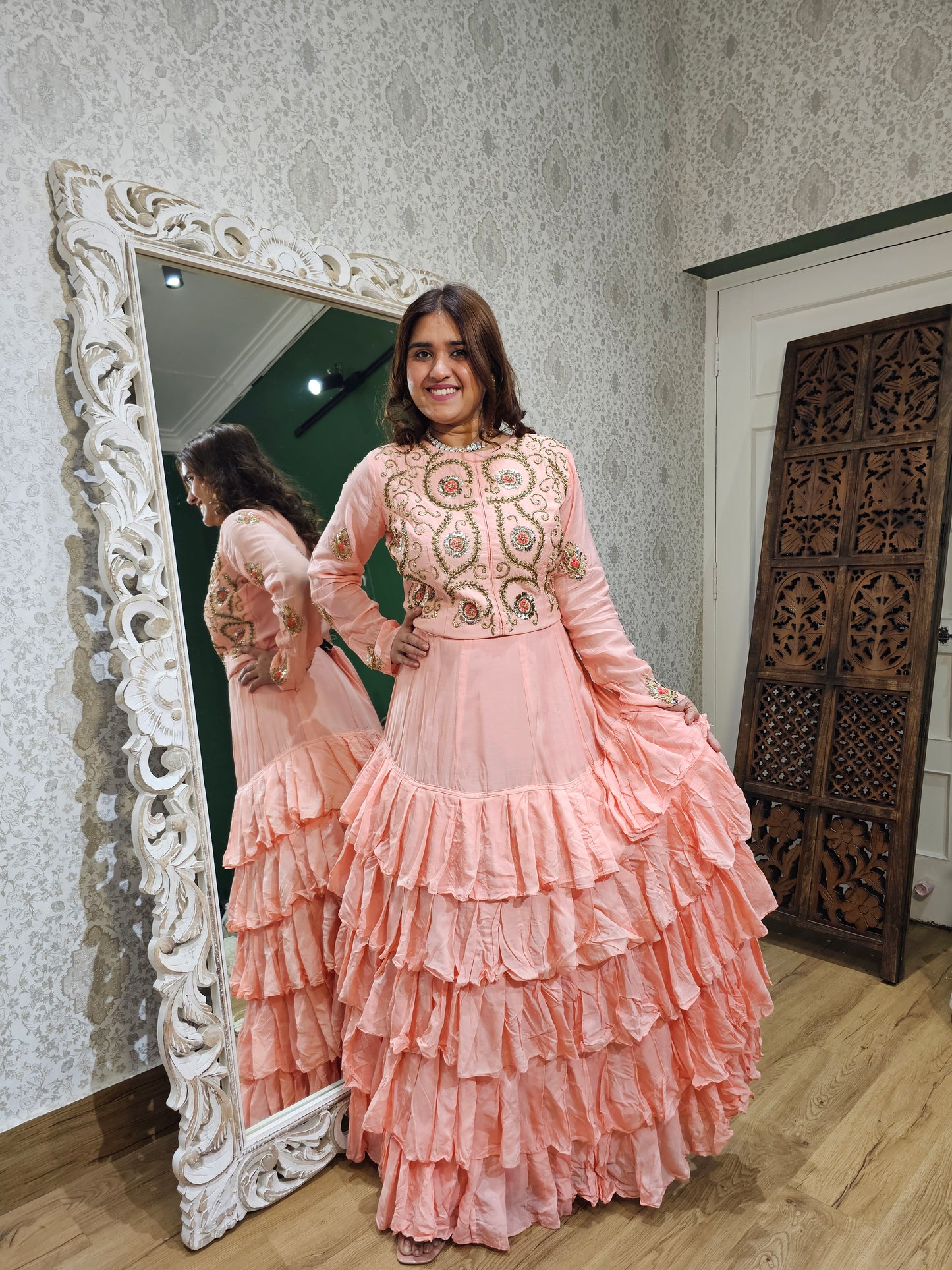 Jeenas pure muslin gown
