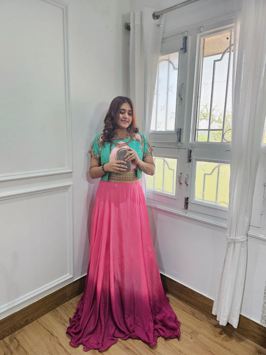 Jeenas ombere gown