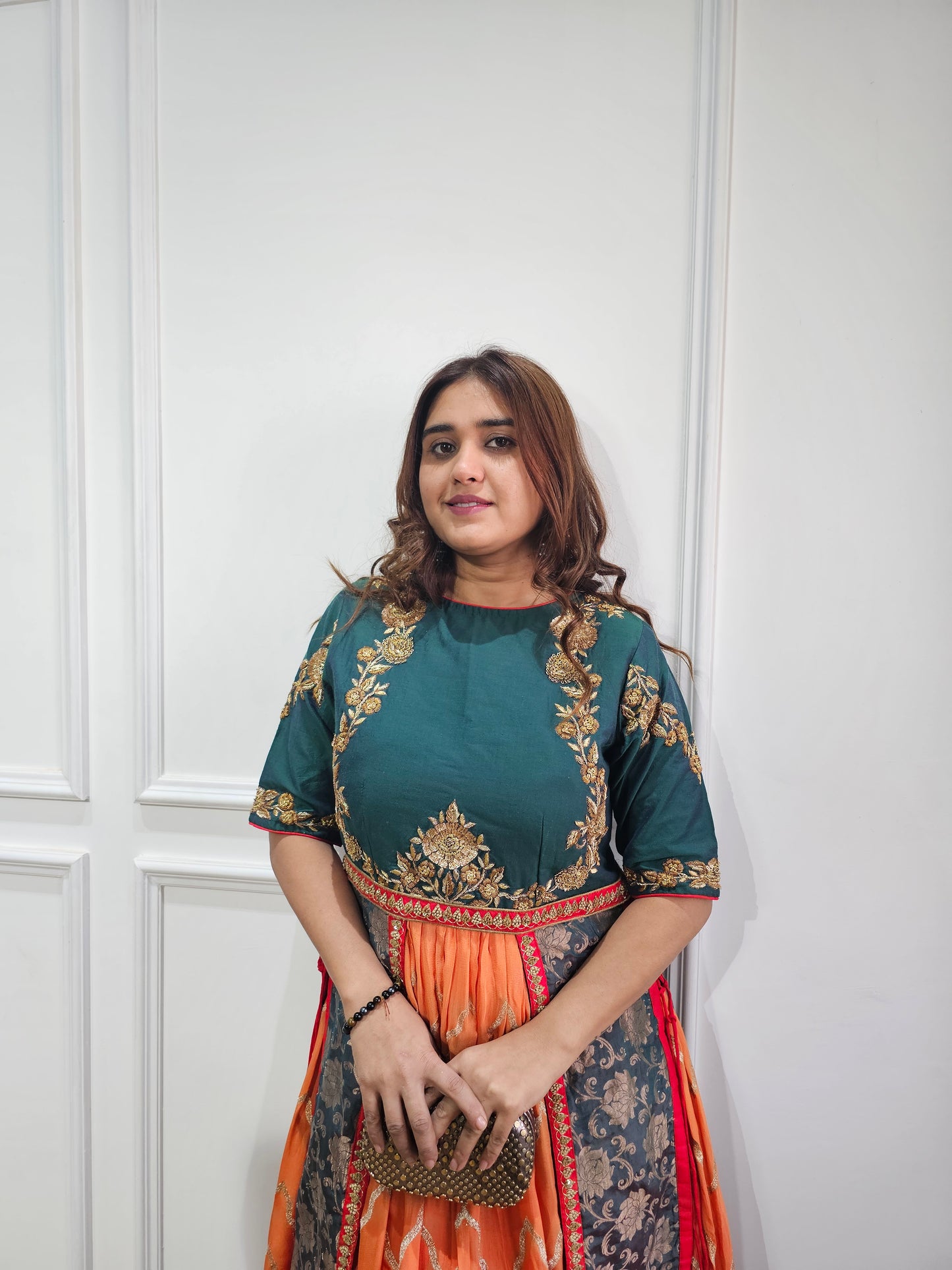 Jeenas pure silk gown