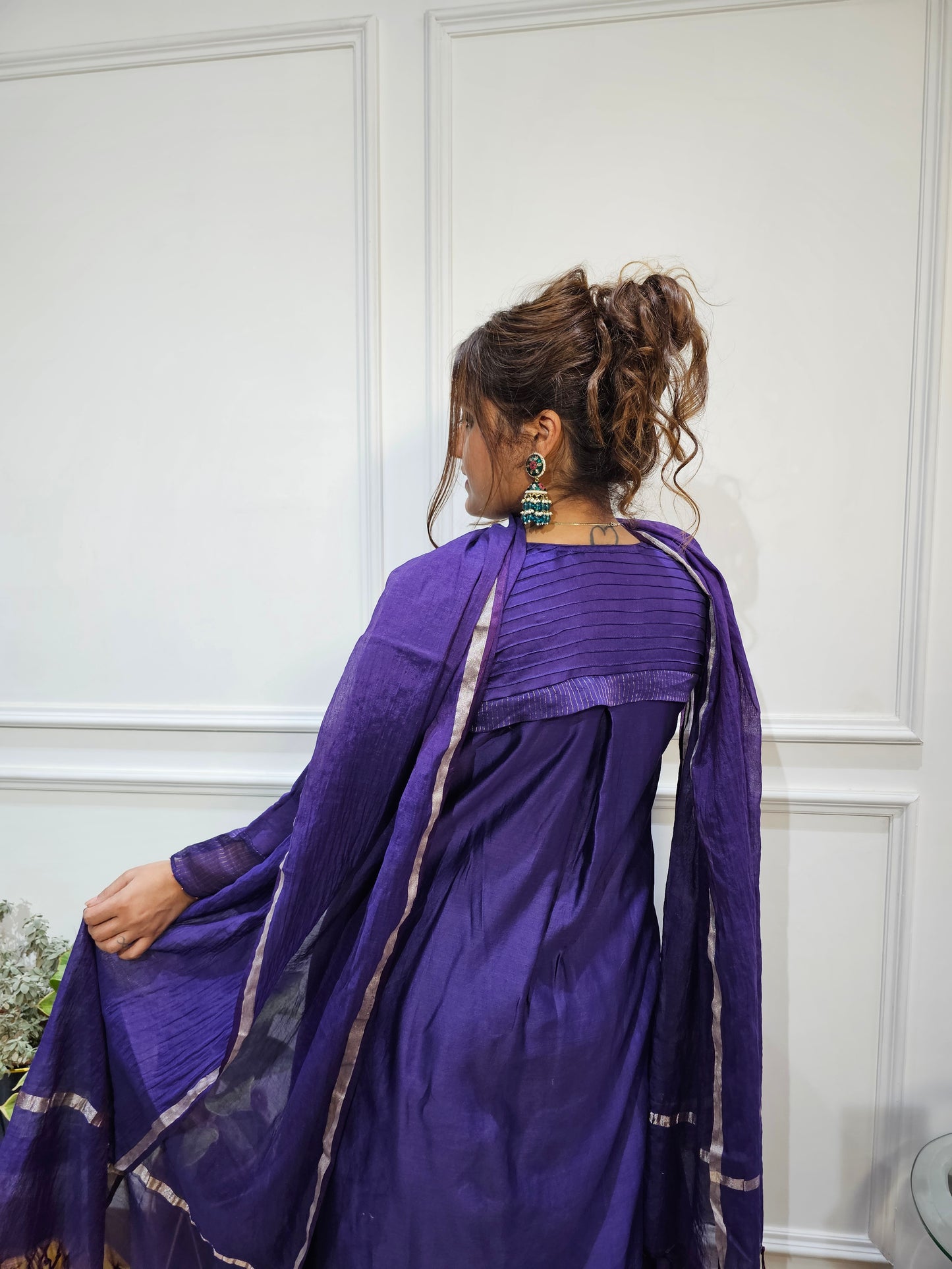 Jeenas silk suit set