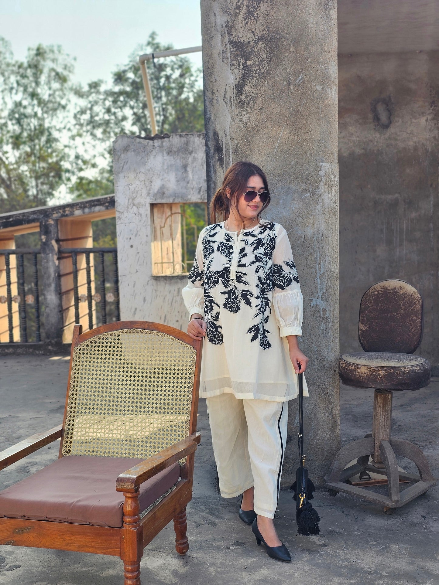 Jeenas thread work pure mul cotton