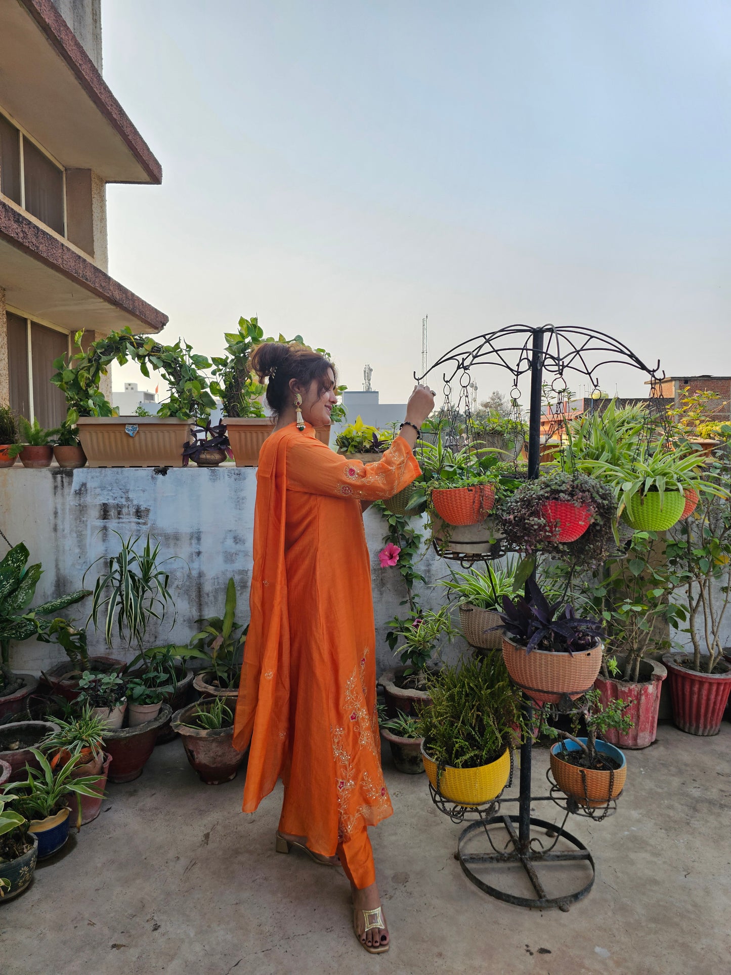 Jeenas elegant zari suit set