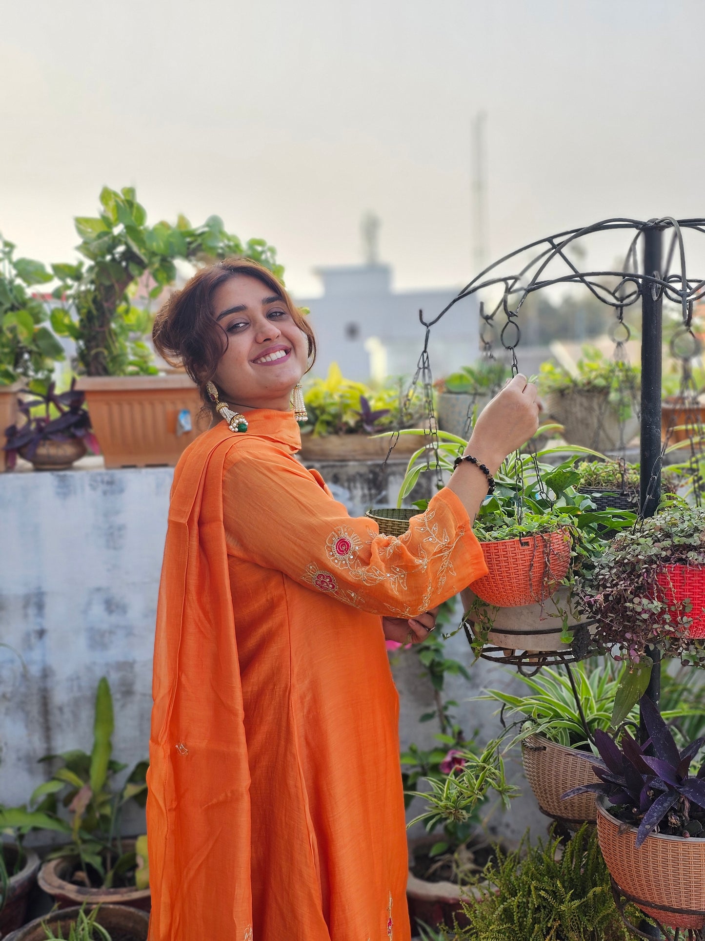 Jeenas elegant zari suit set