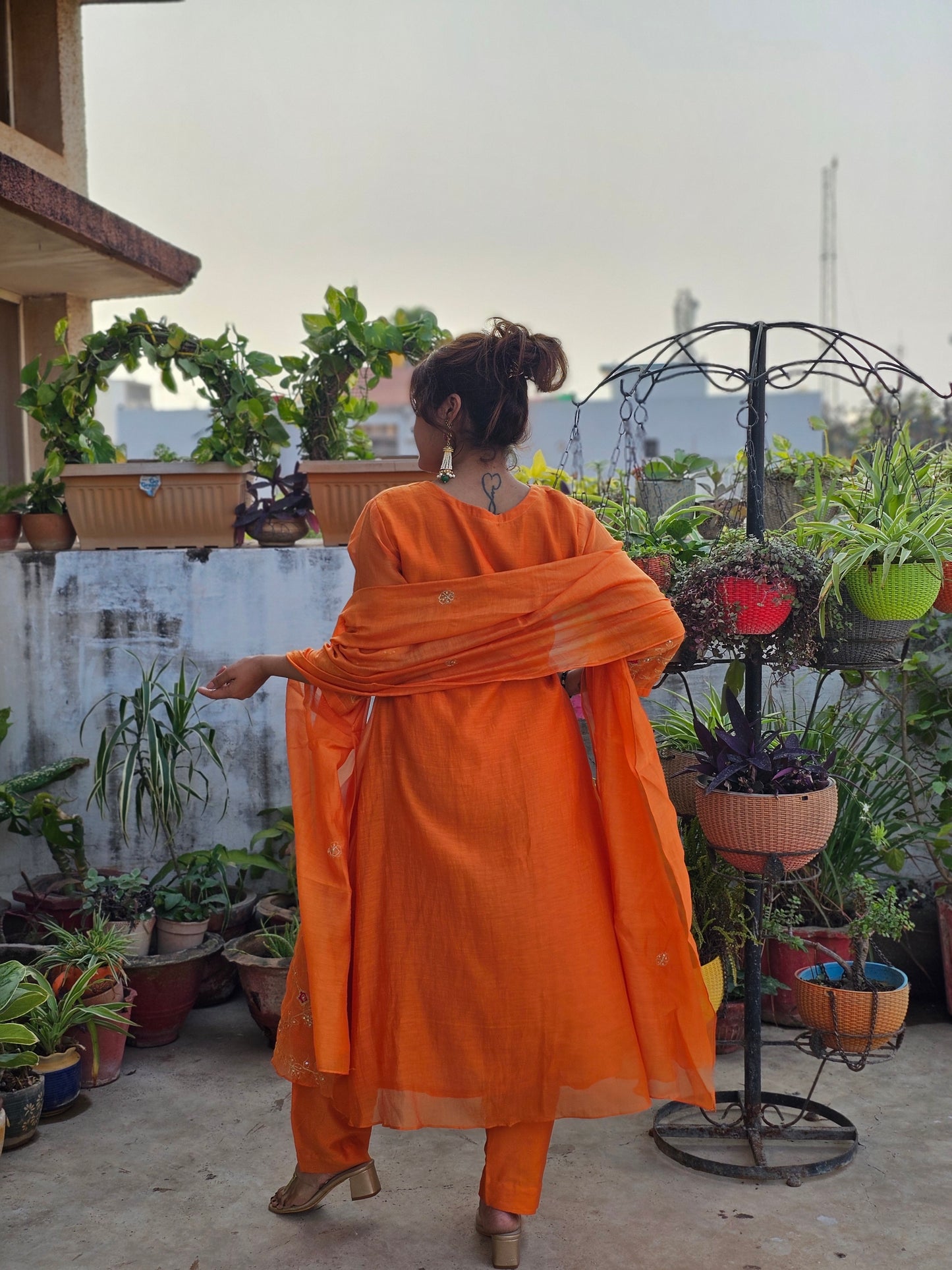 Jeenas elegant zari suit set