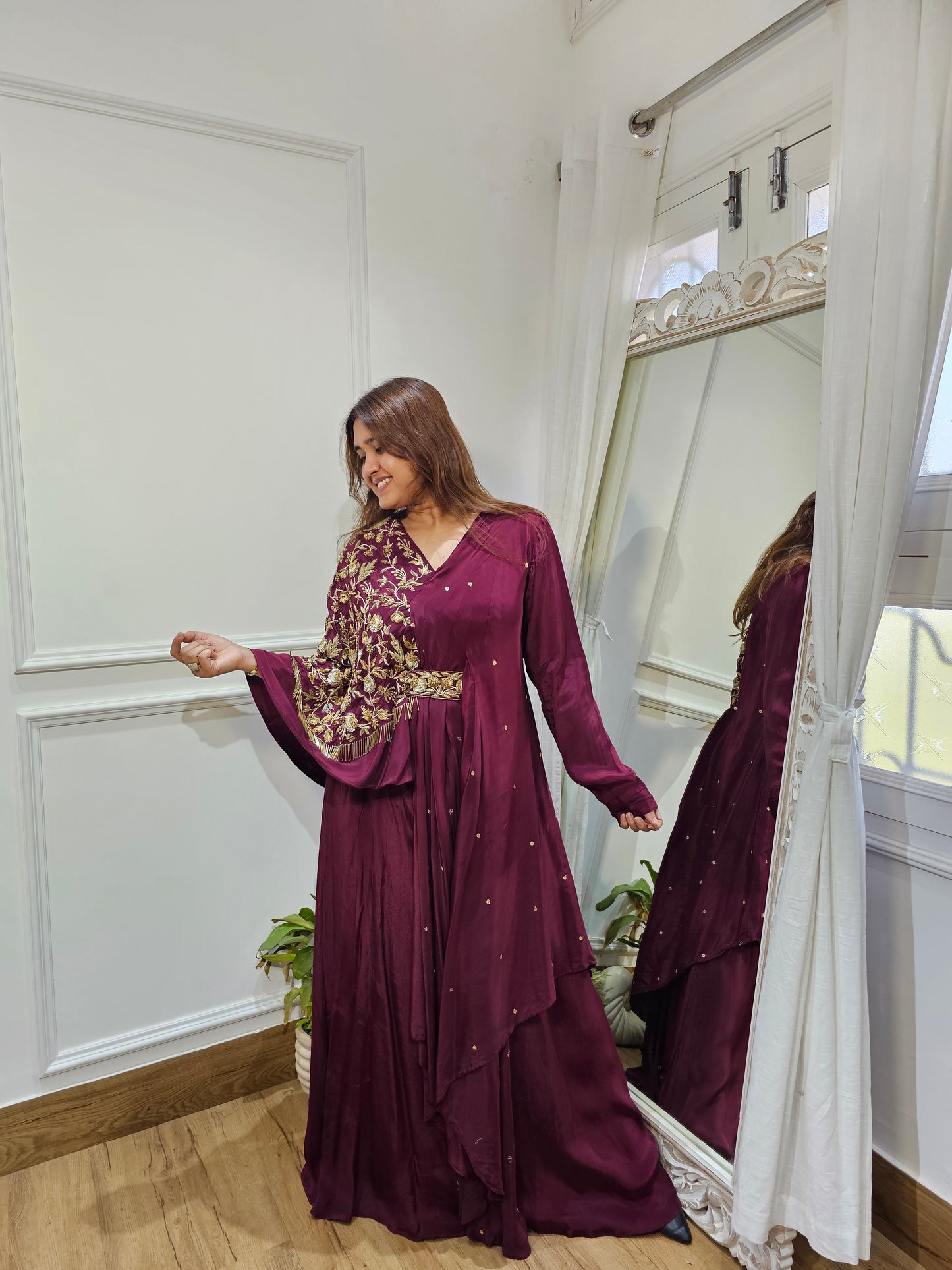 Jeenas drape dress
