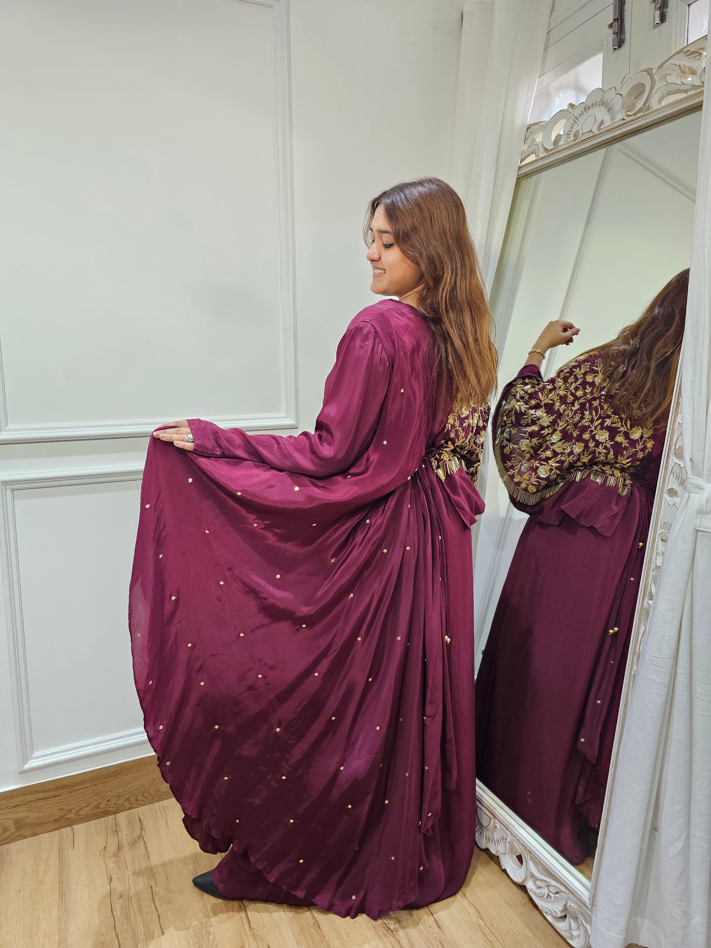 Jeenas drape dress