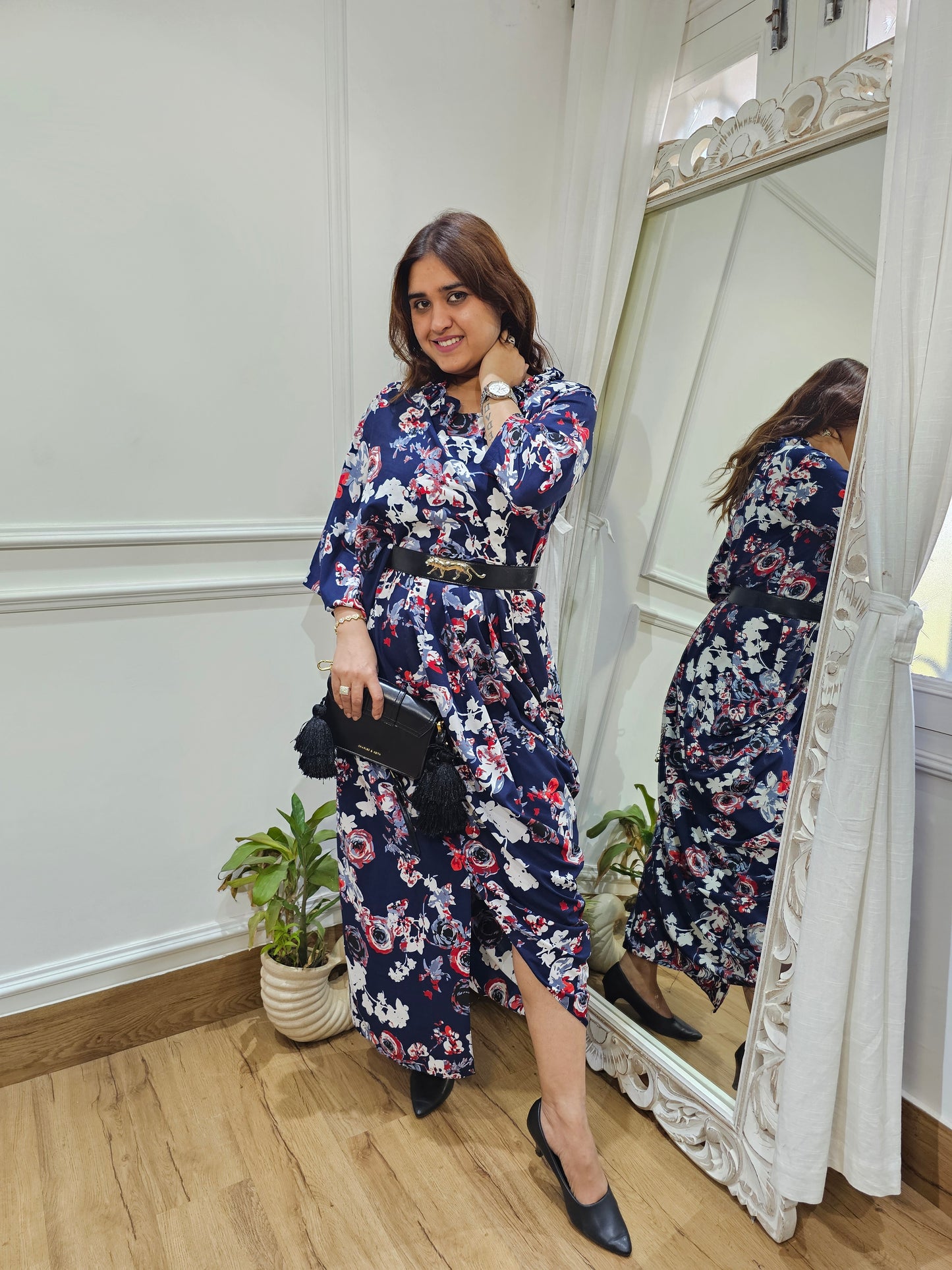 Jeenas drape dress